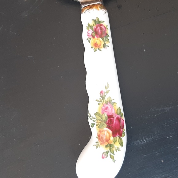 Vintage Royal Albert, Old Country Roses Pie/ Cake server knife - Picture 3 of 4